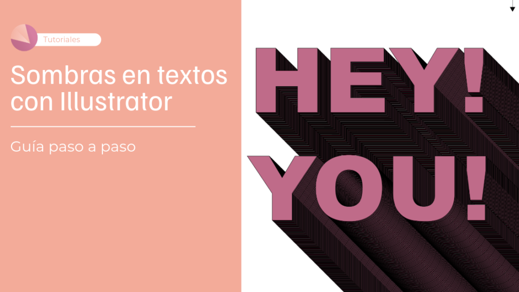 Cómo crear sombras en textos con Illustrator